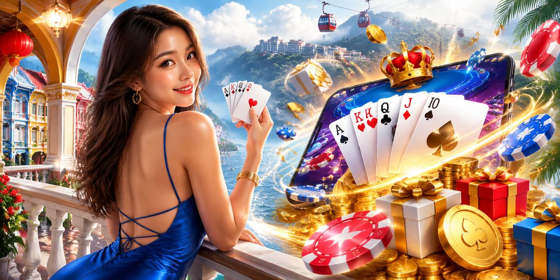 Pemandangan sukan rummy dan kasino di Genting Highlands