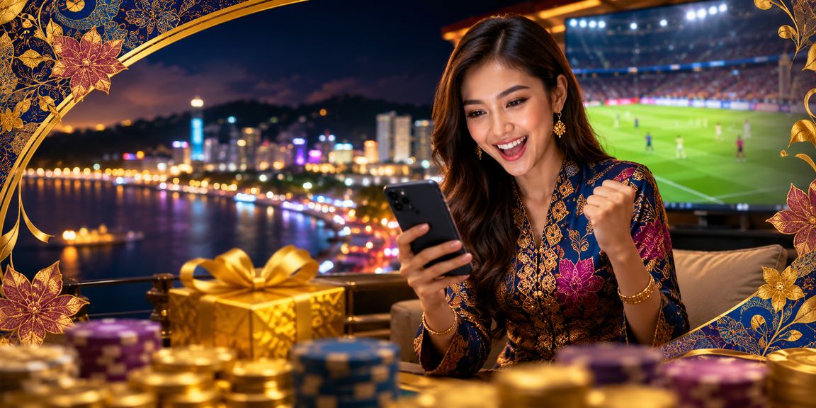 Permainan kasino mudah alih Malaysia dengan rekaan batik tempatan