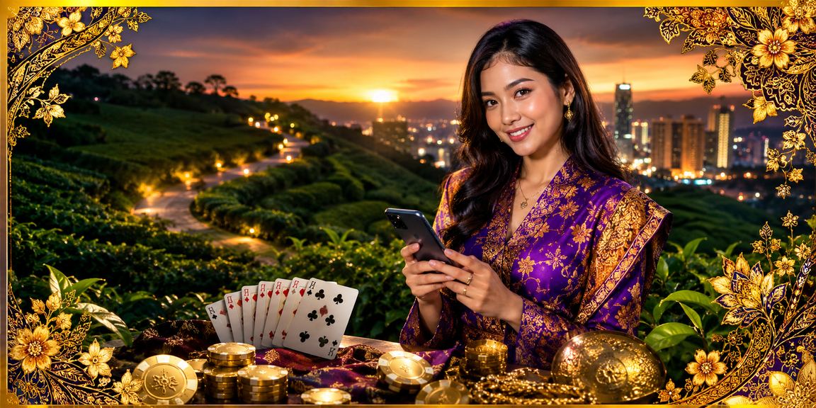 Pemain berkumpul bermain rummy batik di Malaysia