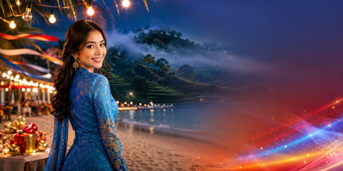 Pemain VIP baccarat Malaysia menikmati bonus dengan pakaian baju kurung